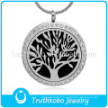 Collier avec pendentif diffuseur d&#39;aromathérapie Collier de chaîne en câble avec arbre de vie